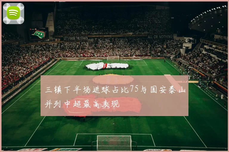 三镇下半场进球占比75与国安泰山并列中超最高表现